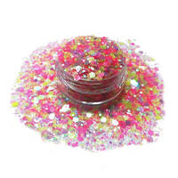 Wholesale multi-color polyester chunky glitter for nail and body decoration