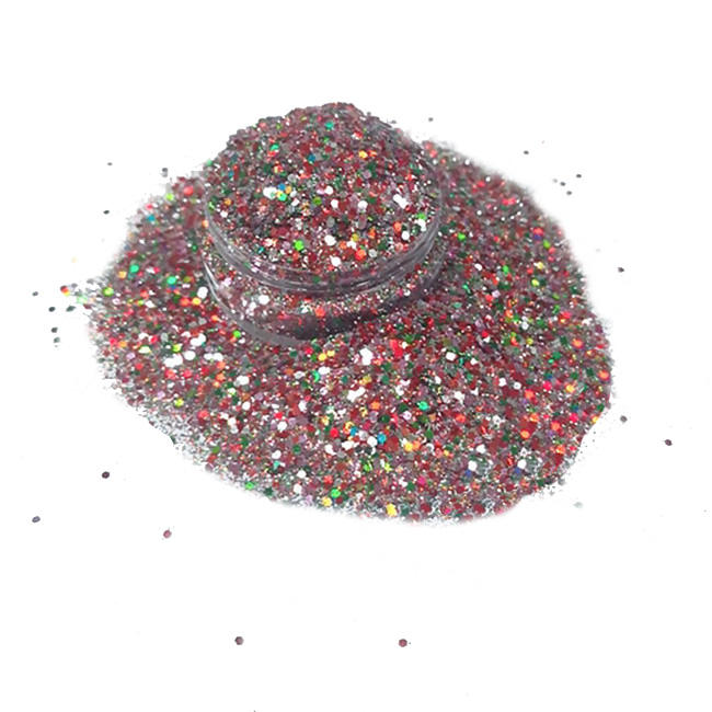 High quality chunky glitter powder for Christmas and craft decoration
