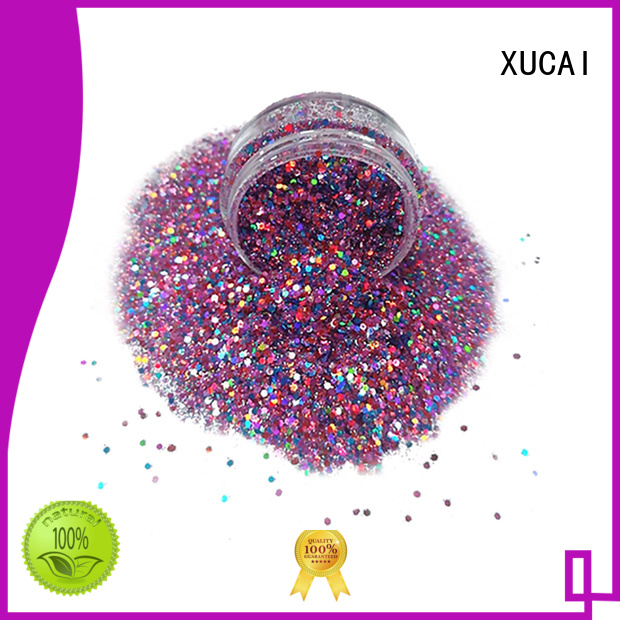 chunky gold glitter best for nail decoration XUCAI
