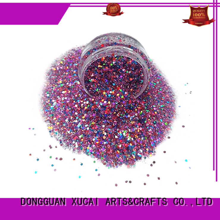XUCAI polyester chunky cosmetic glitter superior quality for cosmetic