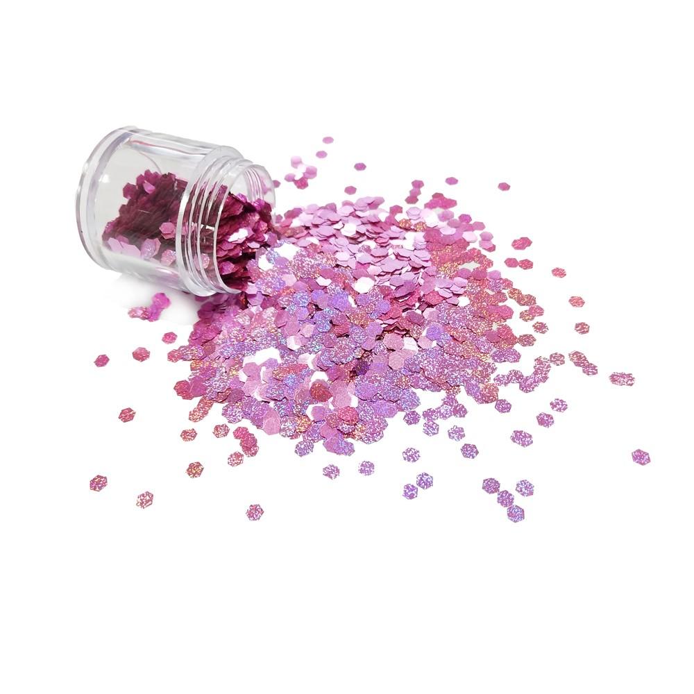 XUCAI-Silver Holographic Glitter Manufacture | Solvent Resistant Cosmetic Body-2