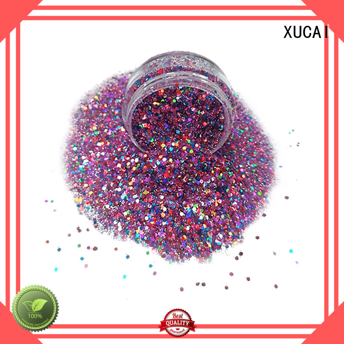 XUCAI best chunky gold glitter powder for cosmetic