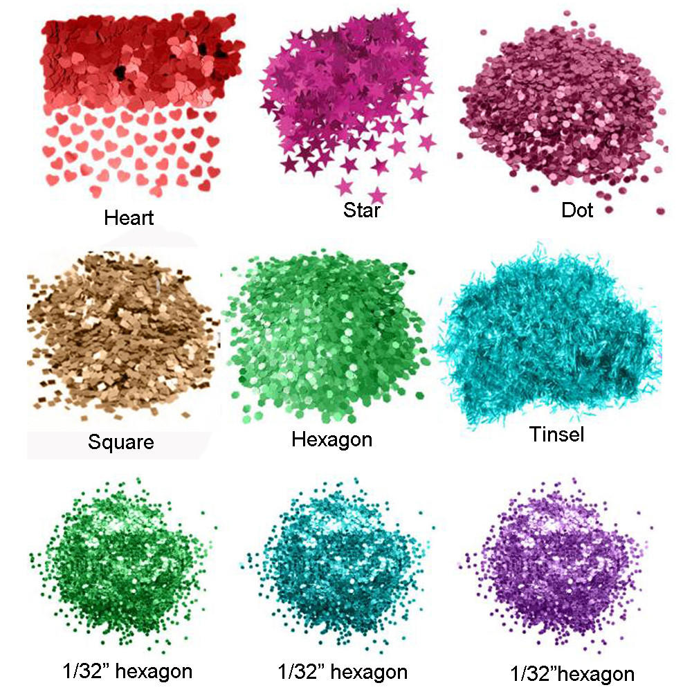 XUCAI-Fashion Popular Special Shape Glitter Powder Like Moon Star Heart-1