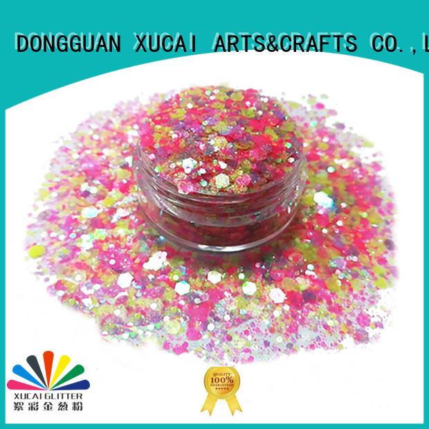 XUCAI different colors silver glitter superior quality for cosmetic