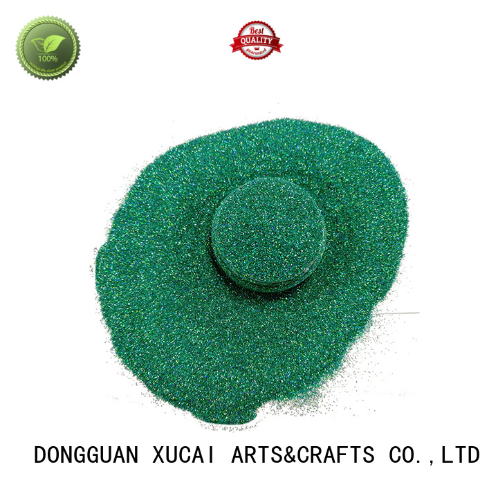 XUCAI customized holographic nail powder manufacturer for christmas decoration