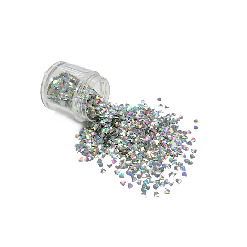 XUCAI-Manufacture Colorful Wholesale 3d Diamond Shape Glitter Powder-1