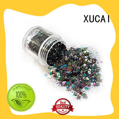 XUCAI polyester colorful glitter popular for fabric