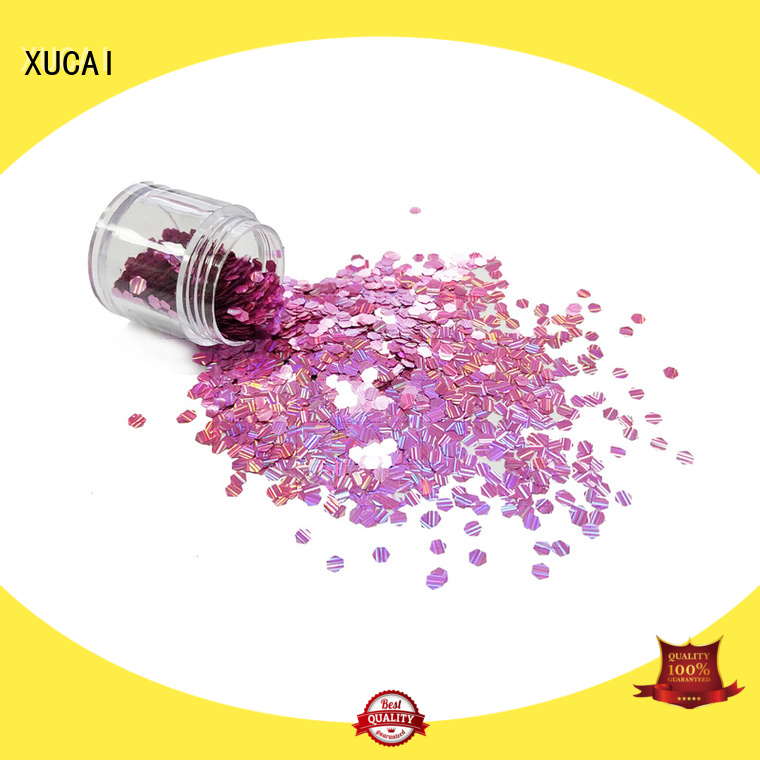 customized face and body glitter laser rede for christmas decoration XUCAI