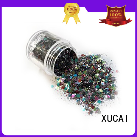 XUCAI eco friendly colorful glitter manufacturer for glass