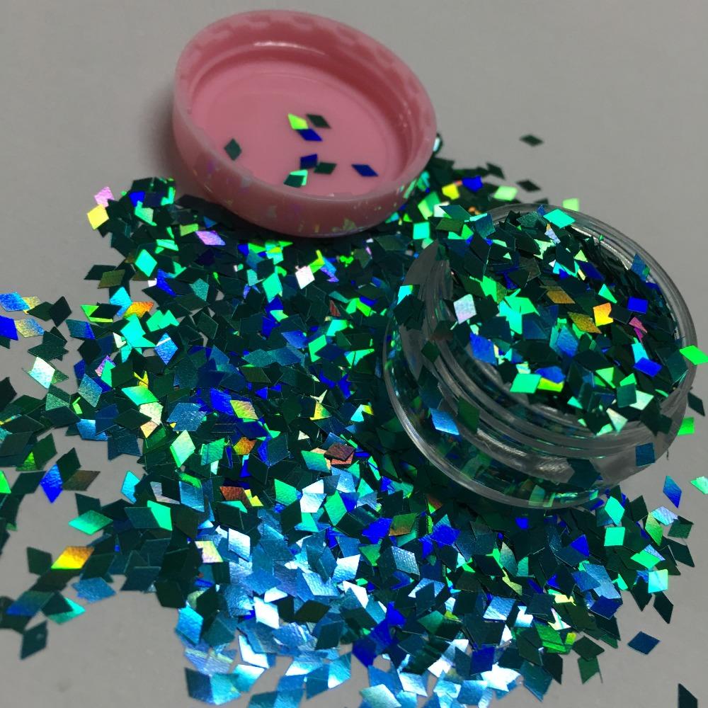 Wholesale Cm Series Chunk, Holographic Shape Glitter Powder Bulk Loose Hexagon Glitter Flake Glitter