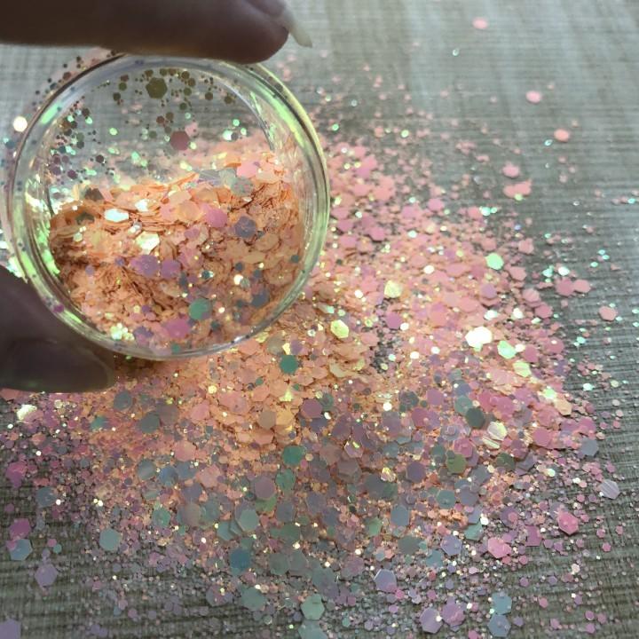 Wholesale Cm Series Chunk, Holographic Shape Glitter Powder Chunky Glitter Hair Eye Face Body Makeup Loose Cosmetic Glitter