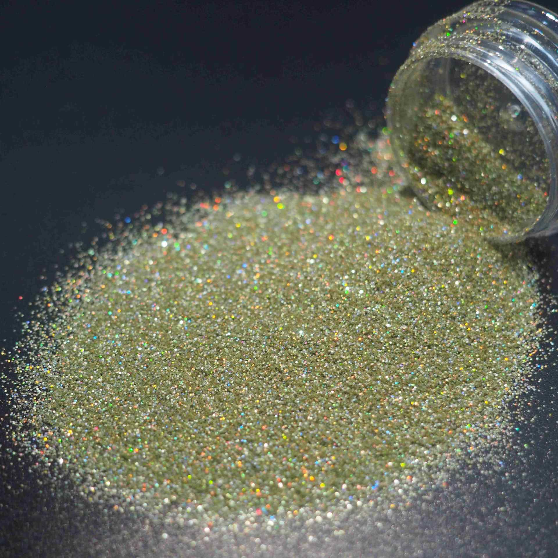 Factory Supply Colorful Wholesale Bulk Biodegradable Glitter Powder for Crafts chunky holographic Glitter