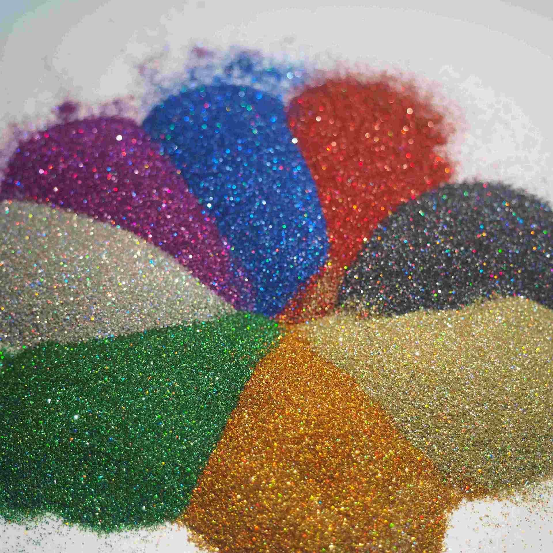 Factory Supply Colorful Wholesale Bulk Biodegradable Glitter Powder for Crafts chunky holographic Glitter