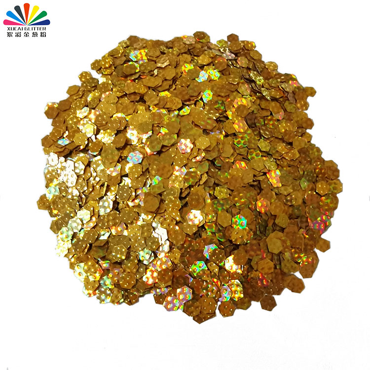 3D Polygon Nail Glitter Sequins for Craft, Wedding, Party