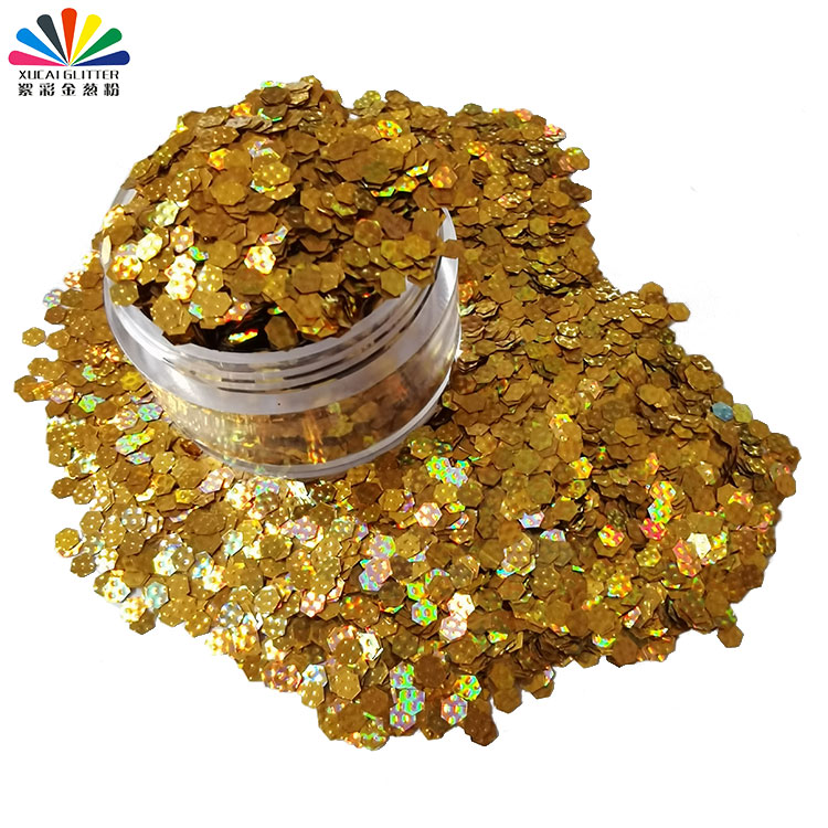 product-Xucai-3D Polygon Nail Glitter Sequins, Laser Holographic Glitter for Craft, Wedding, Party-i