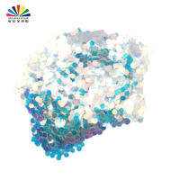 Holographic Chunky Glitter Multicolor Cosmetic Glitter for Face Eye