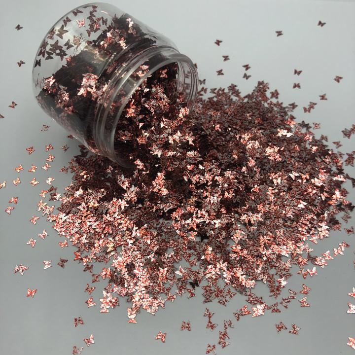 Wholesale Butterfly Shape Glitter Powder in Various Colors