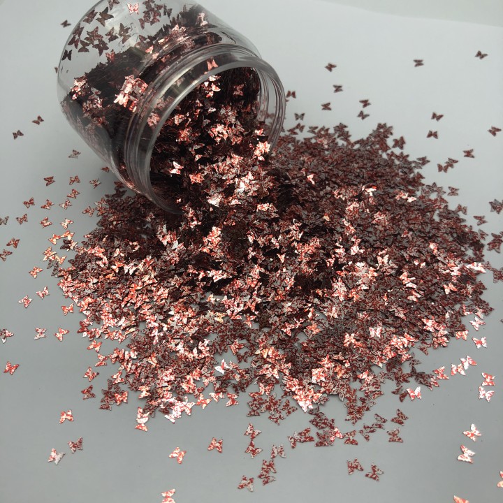 Wholesale Butterfly Shape Glitter Powder in Various Colors
