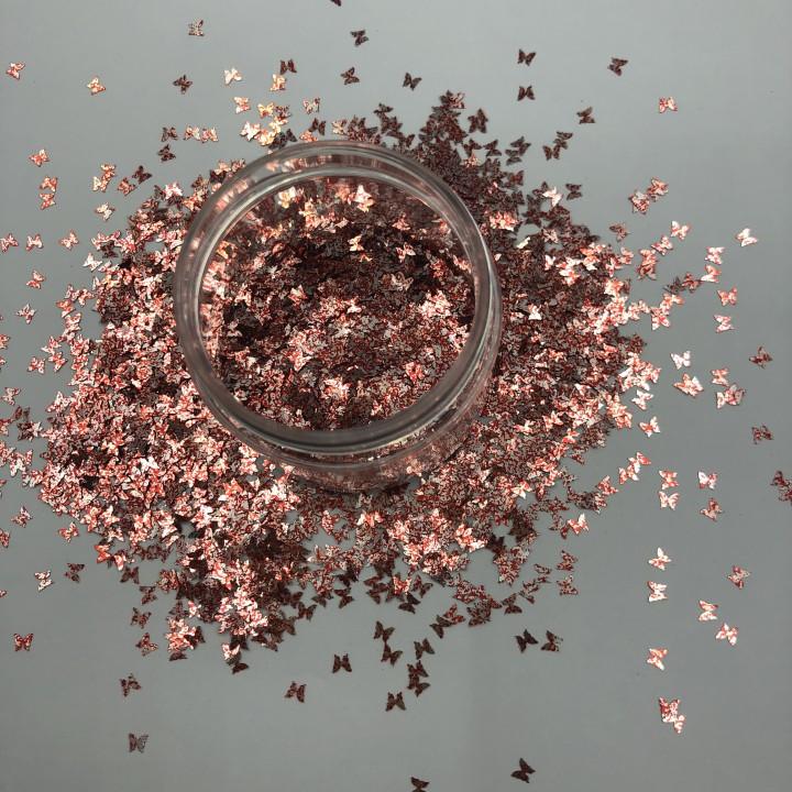 Wholesale Butterfly Shape Glitter Powder in Various Colors