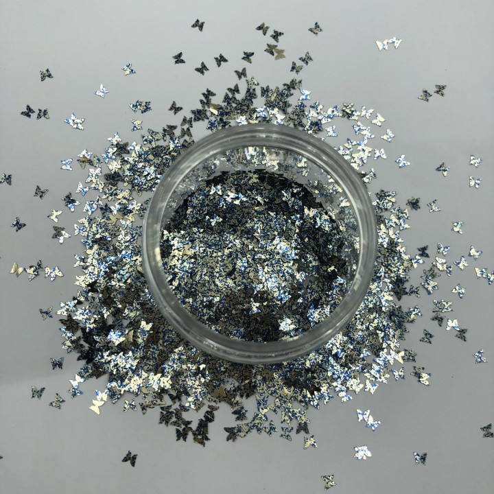 Wholesale Bulk Glitter Powder Art DIY Butterfly Shaped Glitter