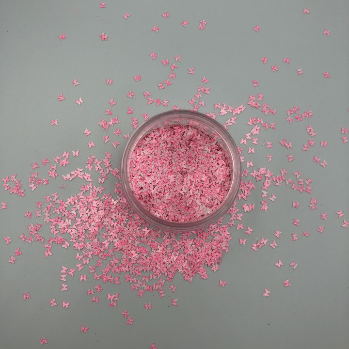 Wholesale 3mm PET Butterfly Cosmetic Glitter for Make-up