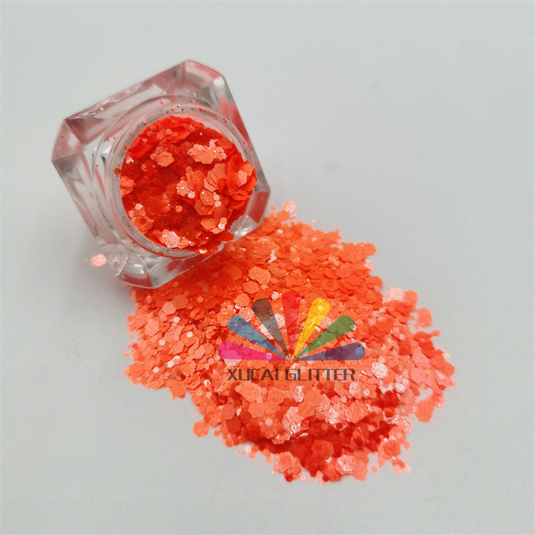 XUCAI glitter factory bulk loose fine glitter powder wholesale chunky nail cosmetic glitter powder