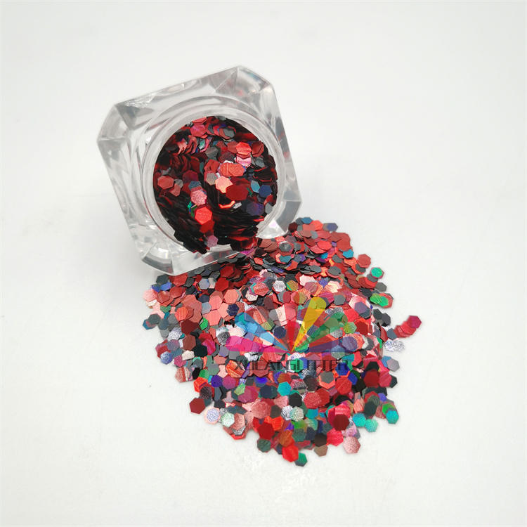 Wholesale high Quality Chunky mixed Colors Bulk Glitter For Craft Decoration Body Hair Decoration