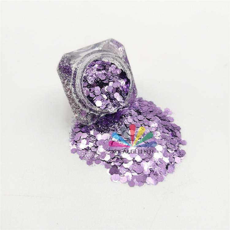 XUCAI Wholesale Top Quality Glitter Chunky Cosmetic, Christmas Decorations Glitter