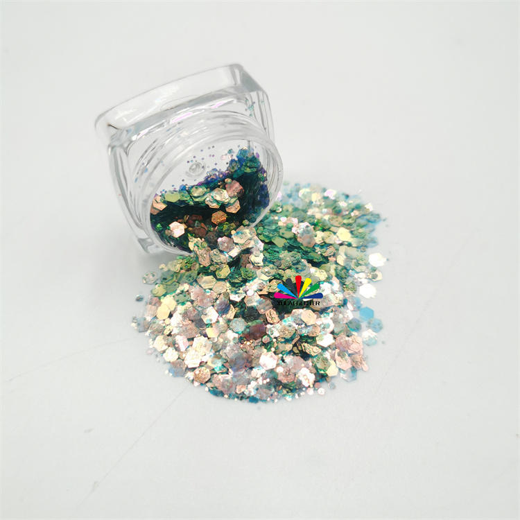 xucai glitter factory chunky bulk glitter wholesale pet glitter colors for diy decoration