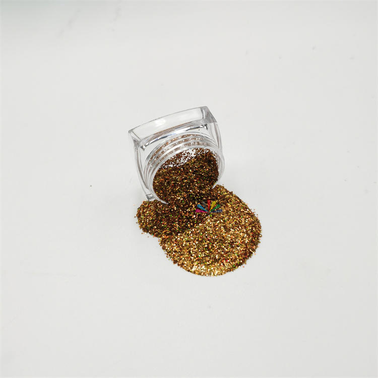 XUCAI  solvent resistant polyester glitter rose gold glitter high quality chunky craft glitter