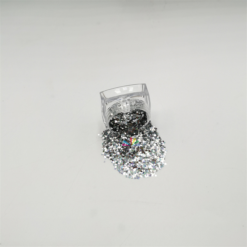 XUCAI solvent resistant polyester glitter bulk glitter chunky mix bulk glitter chunky mix