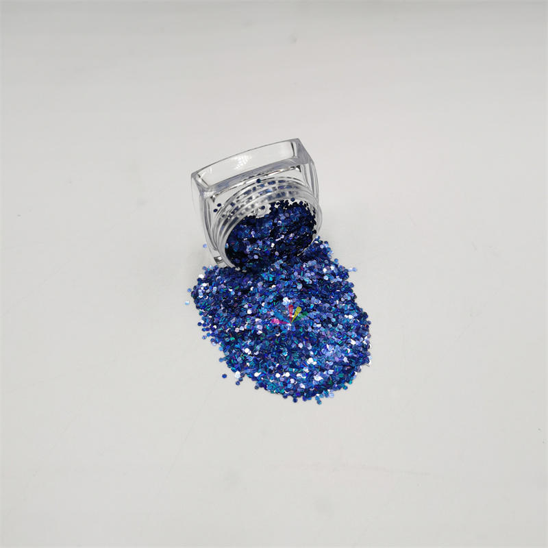 XUCAI polyester glitter powder wholesale top quality chunky bulk glitter nail glitter