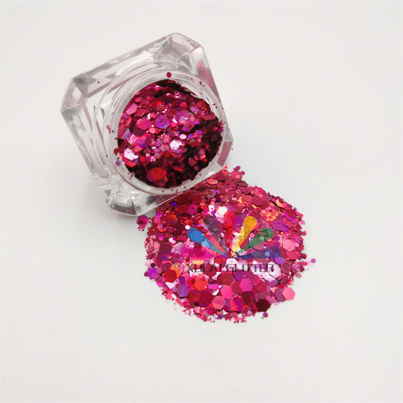 xucai factory wholesale pet glitter colors for diy decoration wholesale bulk fine glitter